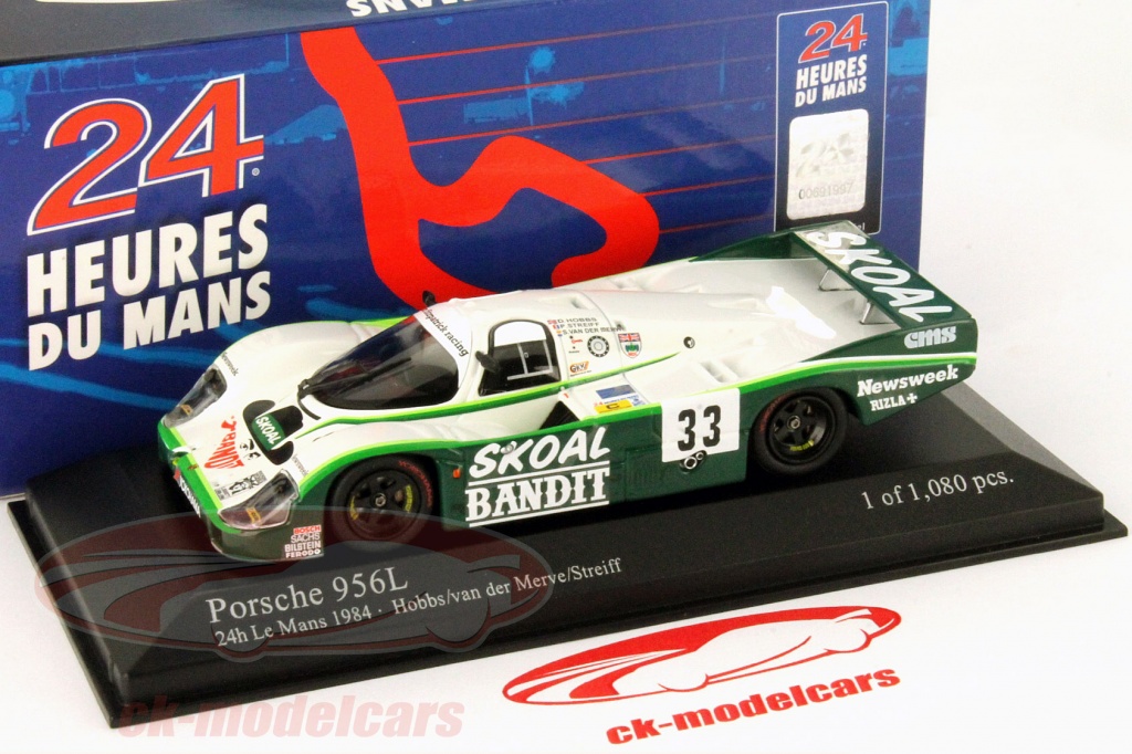 Porsche 956L #33 24H Du Mans 1984 - Minichamps 1/43 - 430846533 - État Vitrine