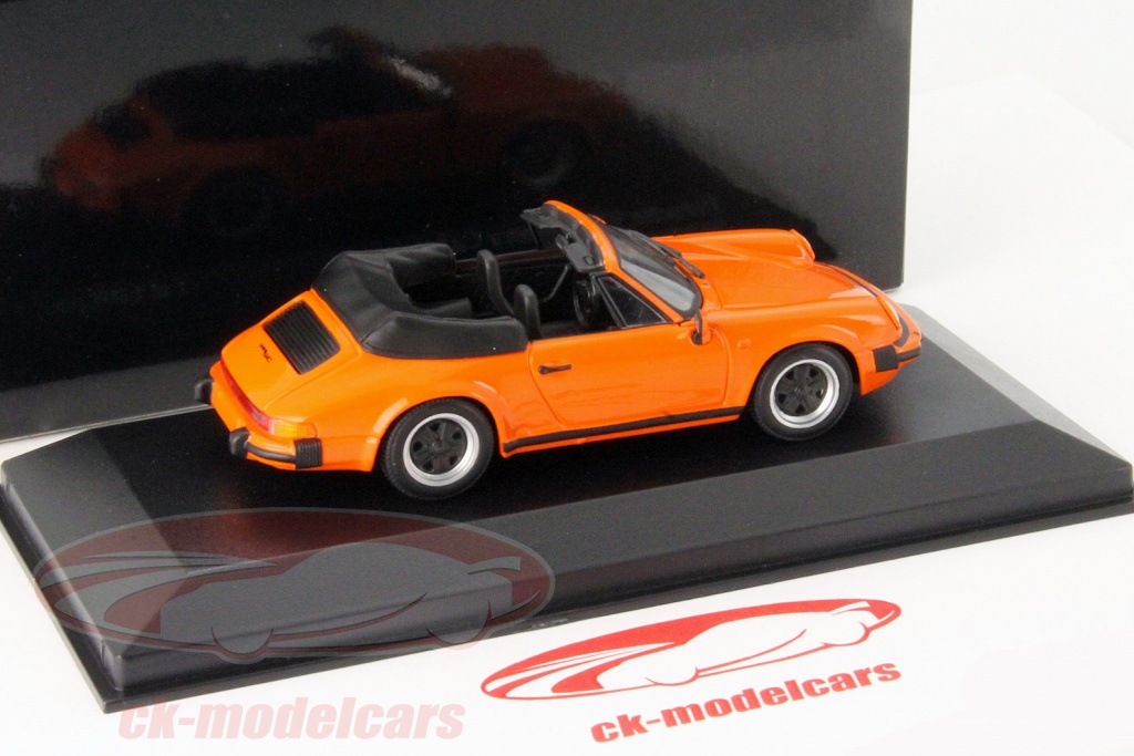 MINICHAMPS Porsche 911 Targa 1977 オレンジ