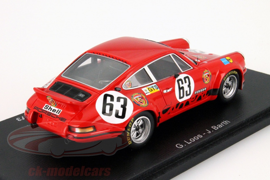 Modèle Réduit Porsche Carrera Le Mans 1973 Solido 1/43 #62 - Occasion, Très Bon état