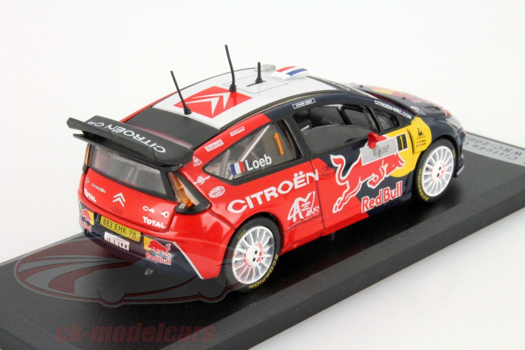 Altaya en Francia saca a la venta el Citroën C4 WRC 2008 1:8 de Sébastien Loeb