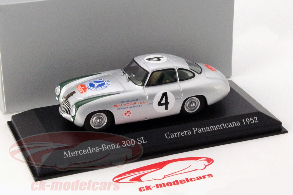 MINICHAMPS, MERCEDES-BENZ 300SL cabriolet 1957 Argent, échelle 1/18