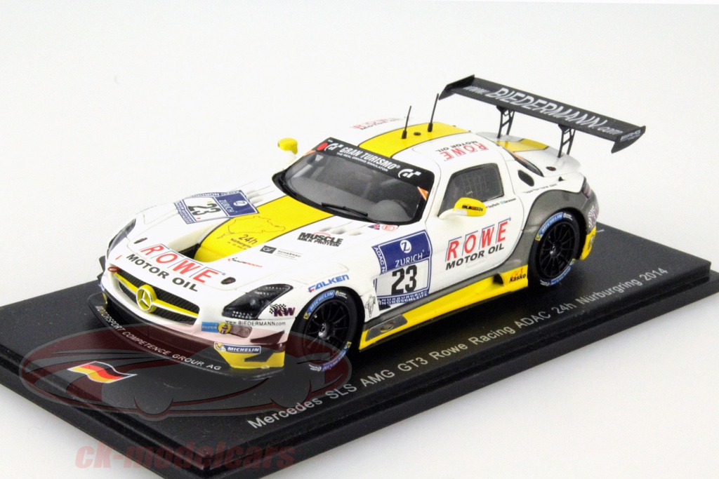 Rowe Racing Sls Amg Spark 1:43 Mercedes-Benz SLS AMG GT3 Rowe Racing #23 24h Nürburgring ...