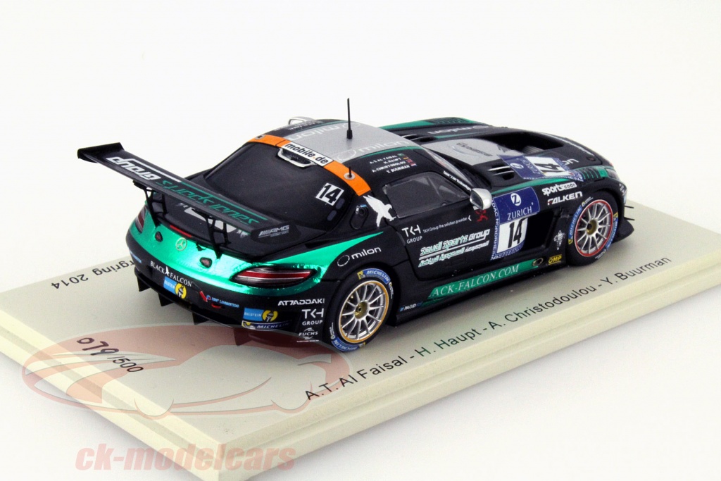 1/43 Spark 2021 Mercedes-Benz AMG GT3 #40 24h Nürburgring 10Q Racing Team Kennet