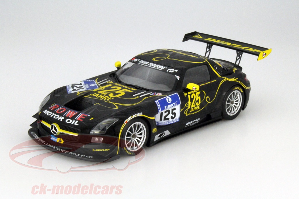 Rowe Racing Sls Amg Minichamps 1:18 Mercedes-Benz SLS AMG GT3 #125 24h Nürburgring 2013 ...