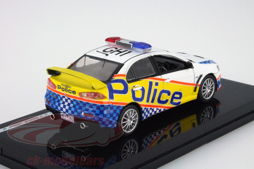 VITESSE - MITSUBISHI Lancer Evo X Australian Victorian Police 1:43 Mint Vhtf EUR 130,74