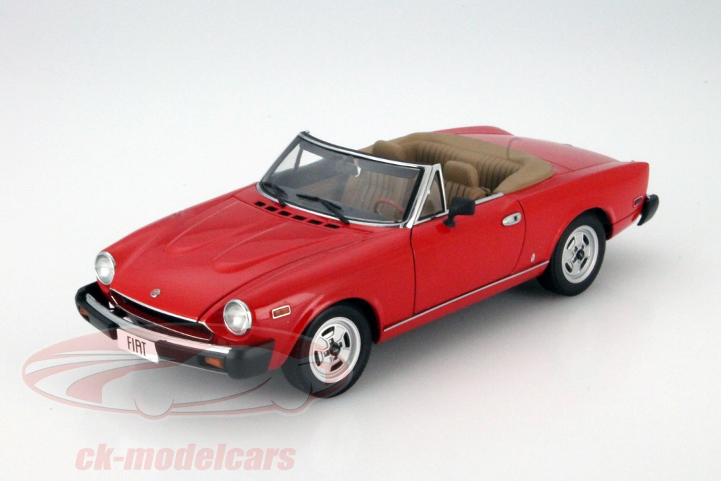 FIAT 124 SPIDER 1:18 スケールモデル Sun Star Models 1:18 Fiat 124 Spider AS 1974 white 4902