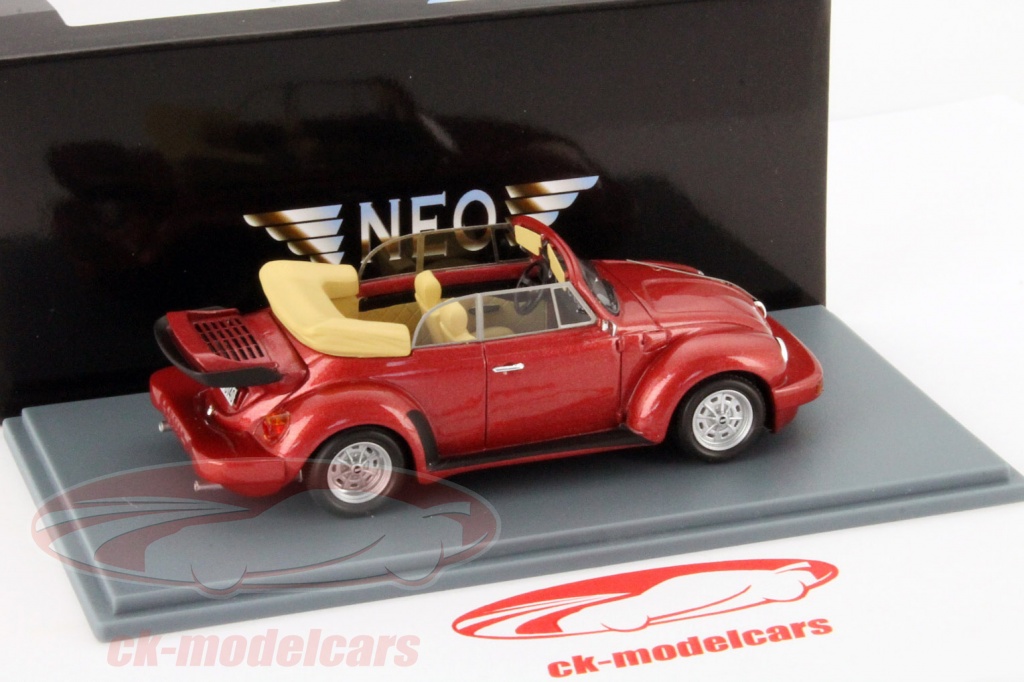 VW VOLKSWAGEN SCHULT KÄFER Rot Metall NEO 46140 1