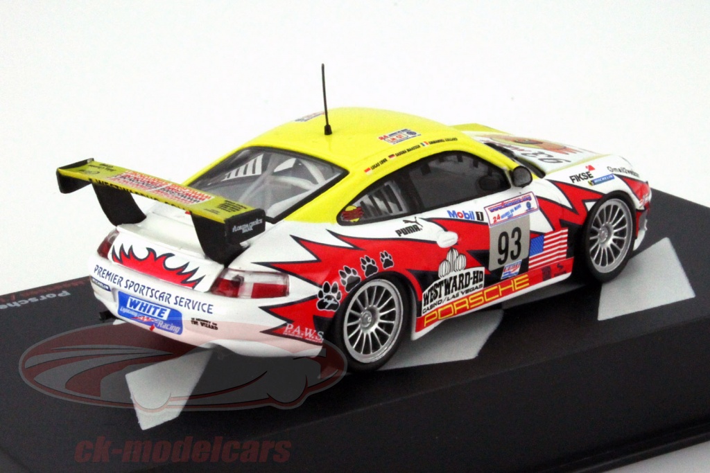 Ixo 1:43 Porsche 911 GT3-RS #93 24h LeMans 2003 Alex Job Racing Altaya ...