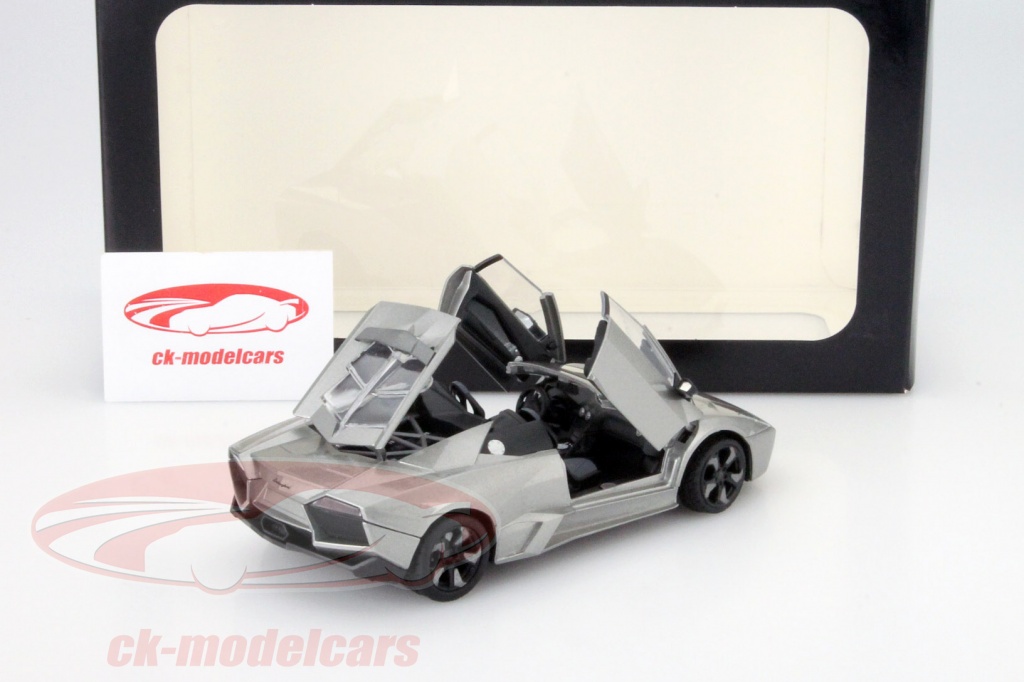 MZ Model 1:24 Lamborghini Reventon Roadster Ano 2013 cinza metálico ...