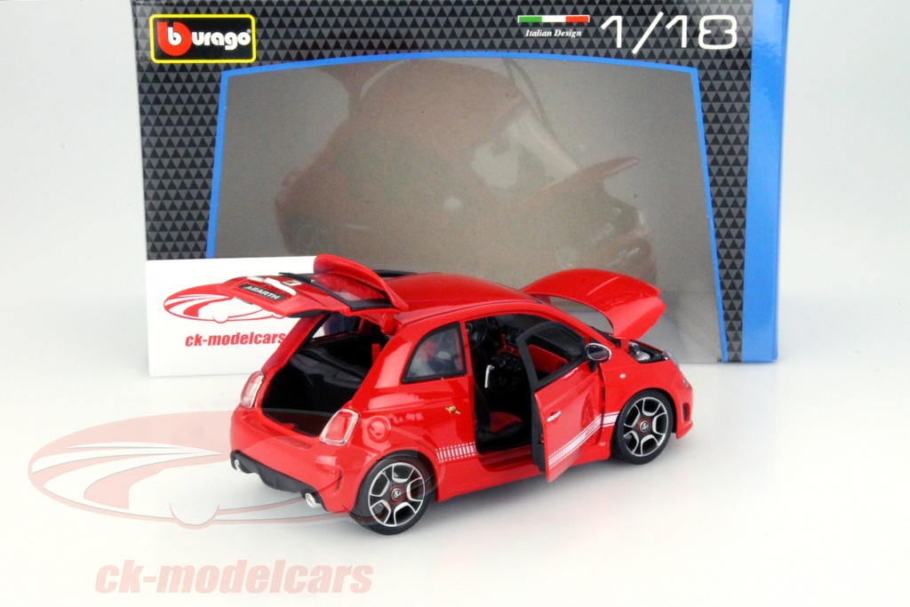 ブラーゴ 1/18 アバルト 500 (レッド) ブラーゴ 1/18 アバルト 500 (レッド) ブラーゴ 1/18 アバルト 500