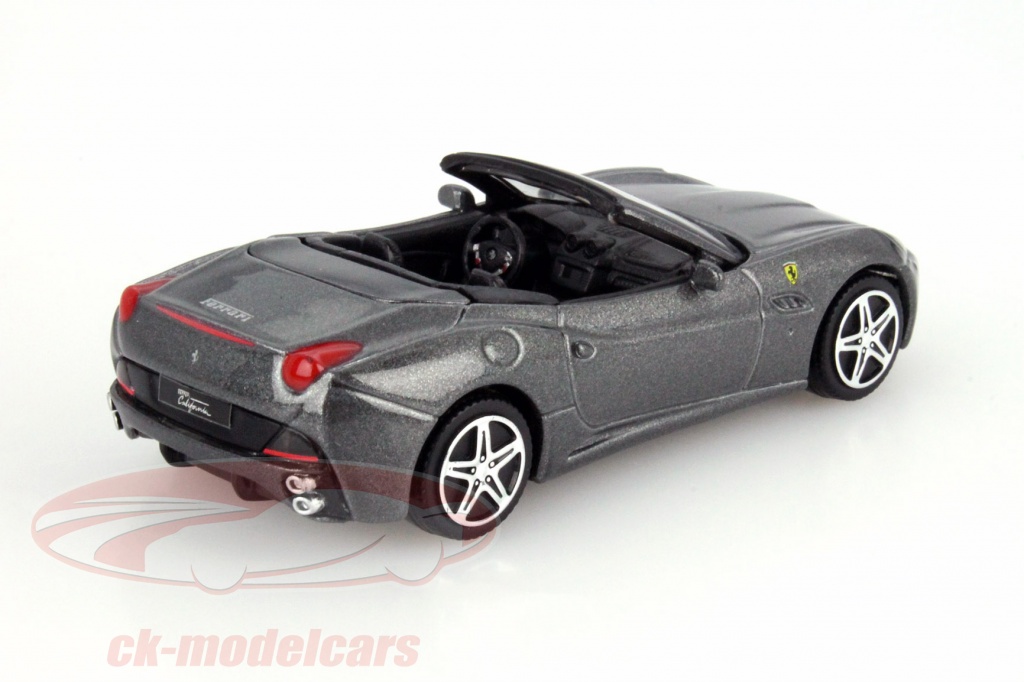 Miniature Hot Wheels 1/18 - Ferrari Superamerica Cabriolet Gris - J2873 - état Neuf