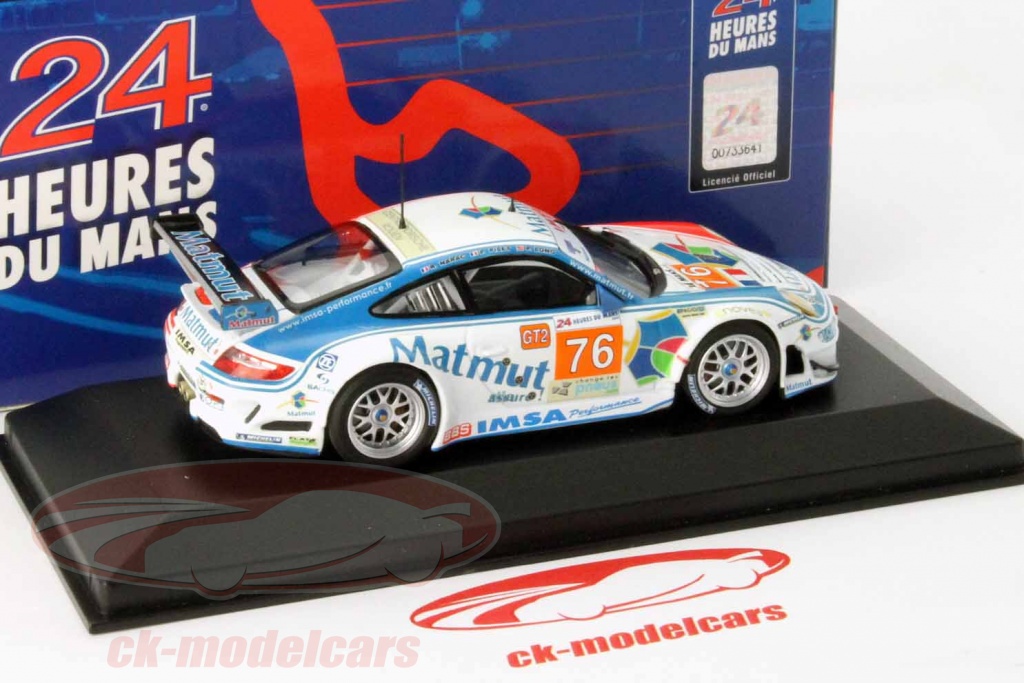 Minichamps 1:43 Porsche 997 GT3 RSR #76 24h LeMans 2010 IMSA ...