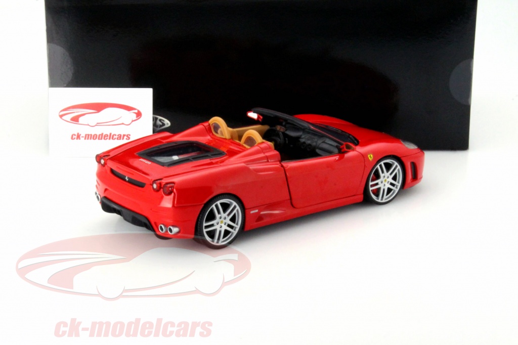Hot Wheels Elite 1/18 - Ferrari F430 Spider Rouge - Très Bon état + Boîte