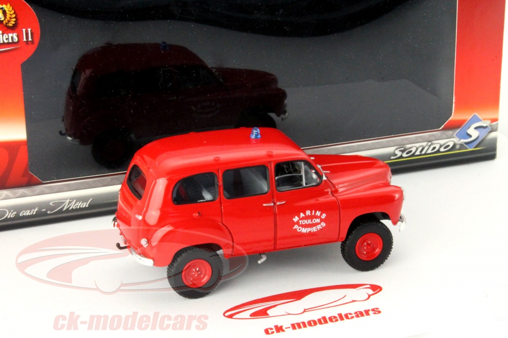 Modèle Réduit Solido 1/43 Renault 4 GTL - Rouge - 1990 - Très Bon état Occasion