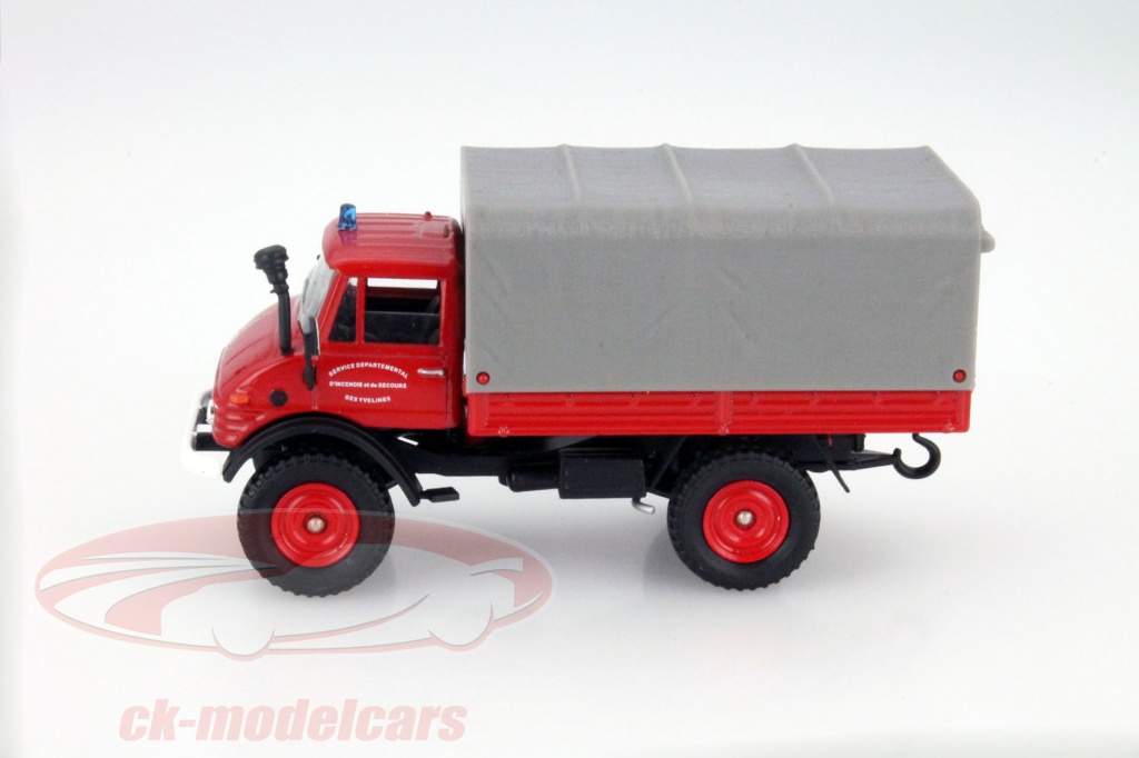 MERCEDES UNIMOG POMPIERS Notruf 112 Solido 1/50 Sans Boite EUR 13,20