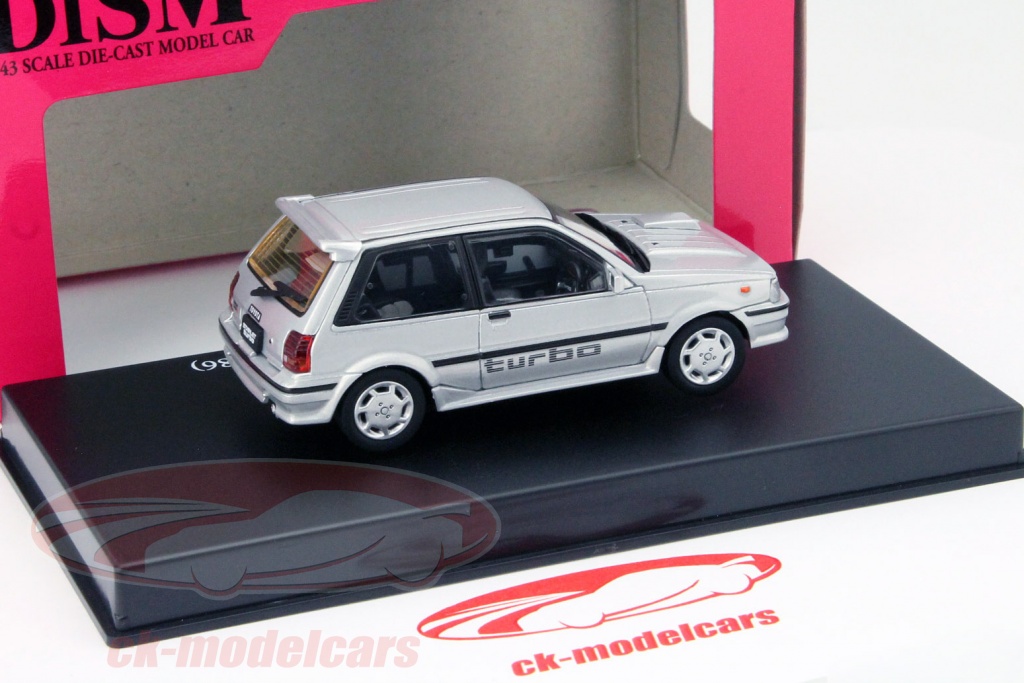 Norev 1/43 Toyota Starlet Turbo 1986 - Argent - Collection Japon - État Neuf Sous Boîte Vitrine