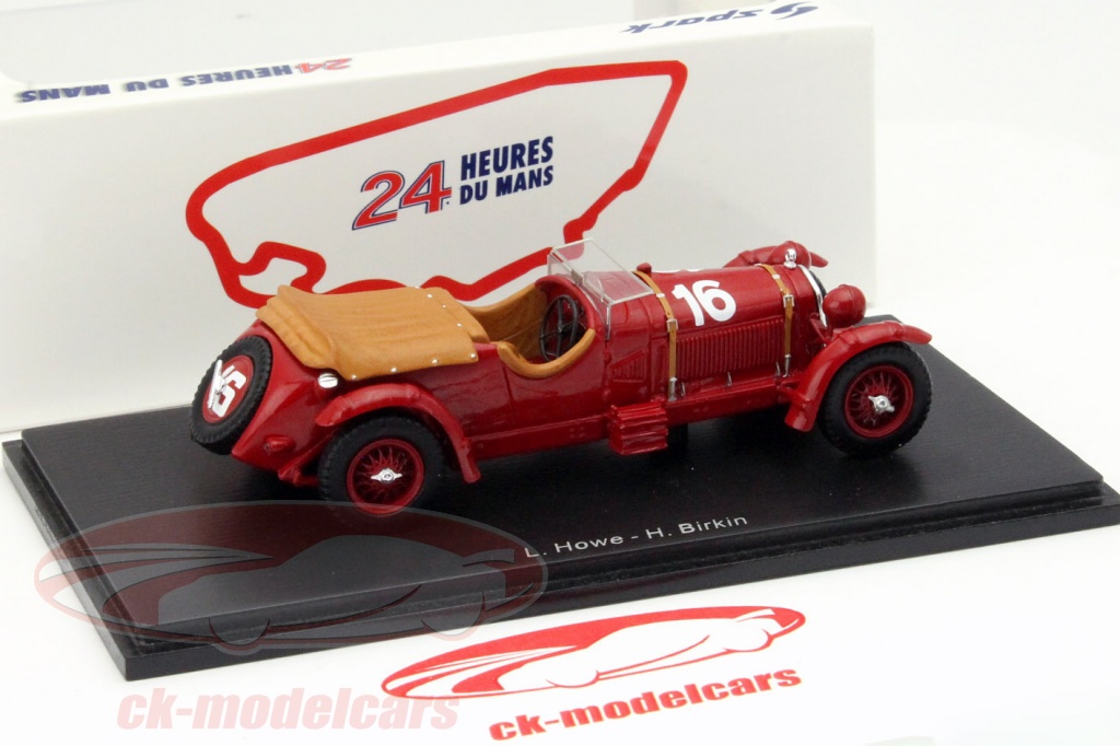 Mercedes-benz SS 2nd Le Mans 24h 1931 Spark 1/43