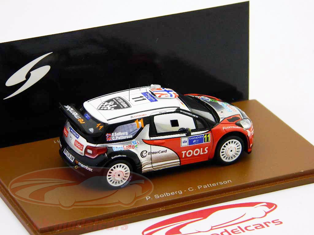 Citroën DS3 WRC, No.11, 4th Mexico Rally 2011 Solberg - Patterson