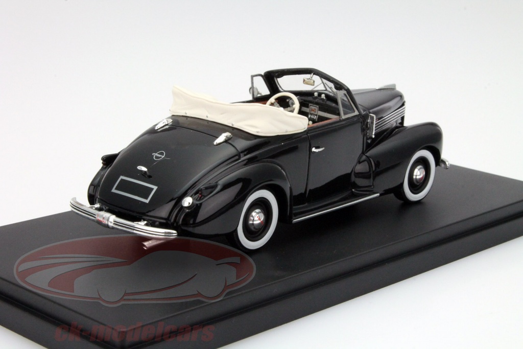 Opel capitaine Hebmüller cabriolet, noire, 1940, voiture