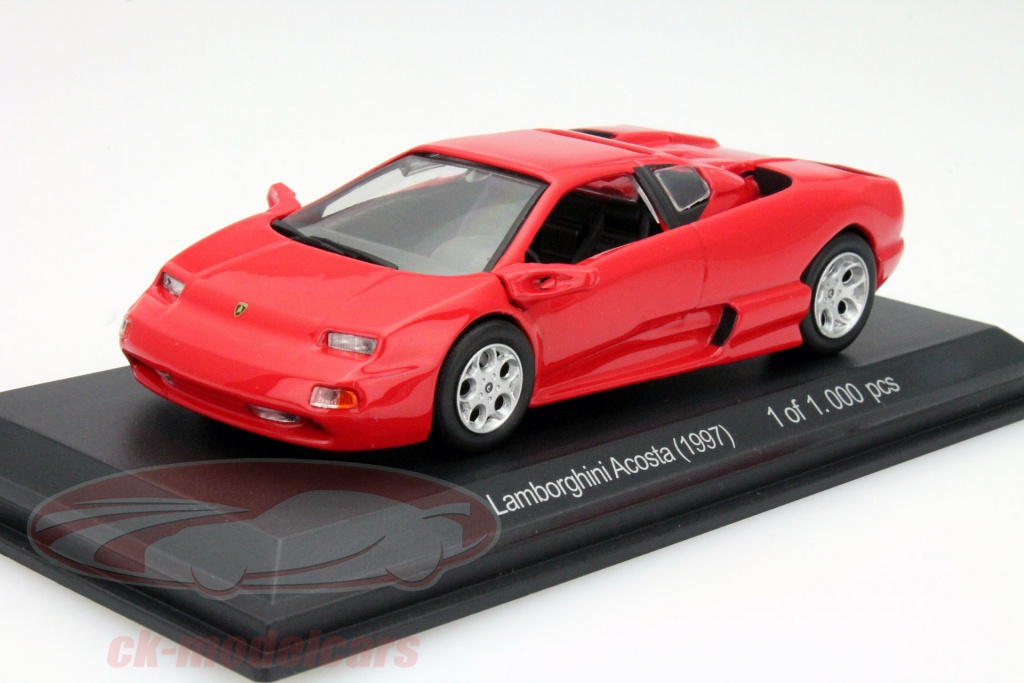 Lamborghini Acosta year 1997 red 1:43 WhiteBox 