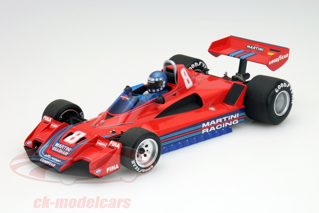 H.-J. Stuck Brabham BT45B #8 Formula 1 1977 Martini Racing 1:18 Minichamps