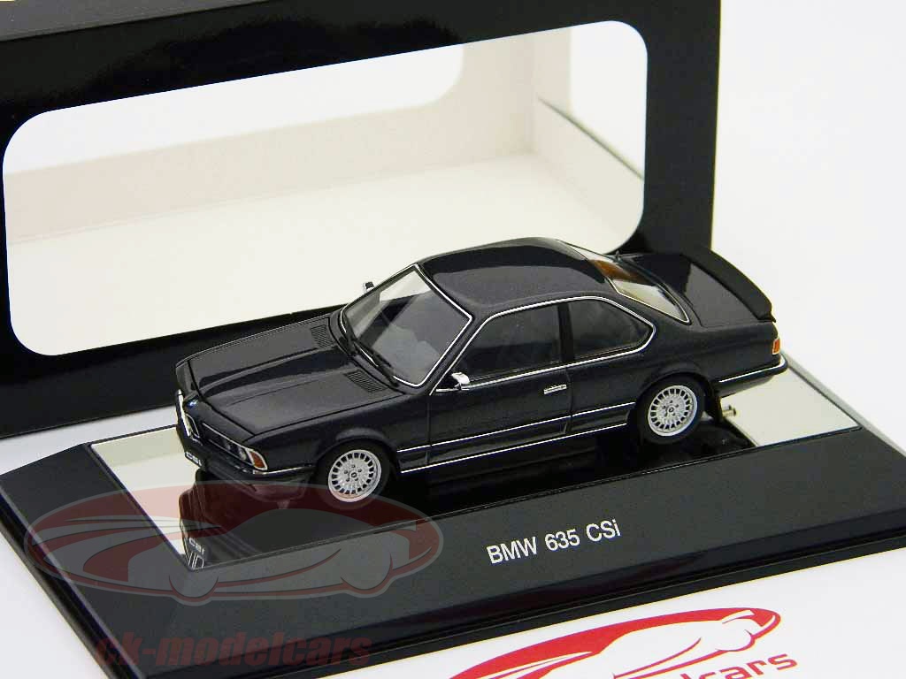 Miniature AutoArt 1/43 – BMW 635 CSi, Couleur Champagne/noir, Métal, Neuve