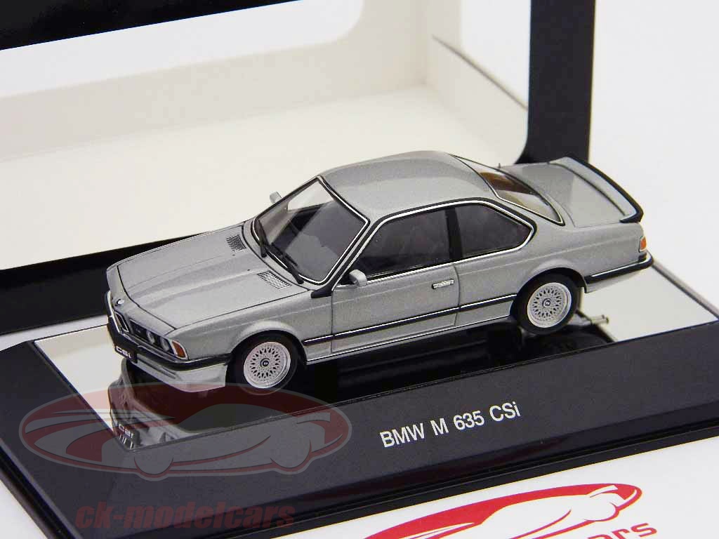 Miniature AutoArt 1/43 – BMW 635 CSi, Couleur Champagne/noir, Métal, Neuve