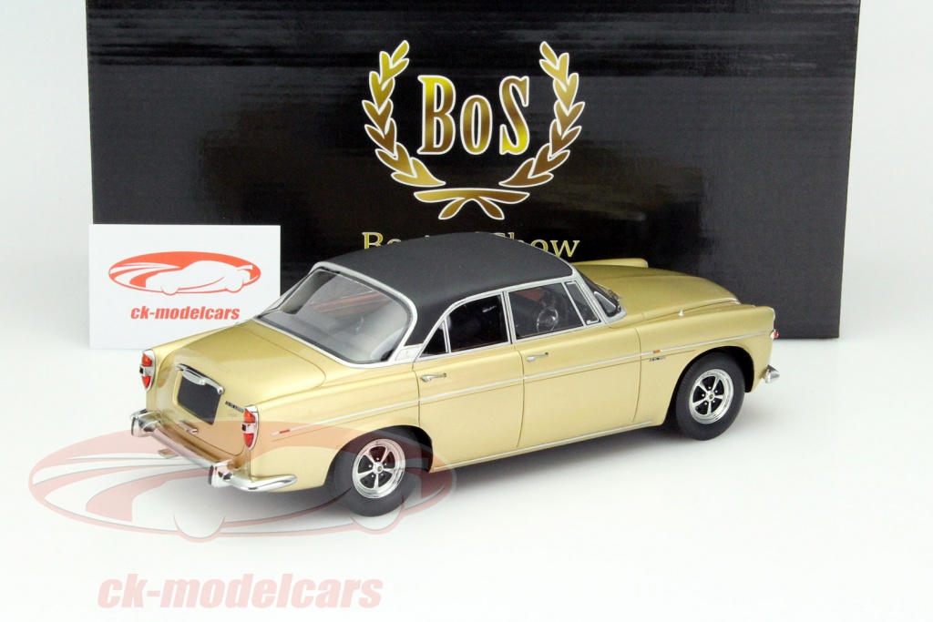 BoS-Models 1:18 Rover P5B Coupe Baujahr 1971 gold / schwarz BOS145 ...