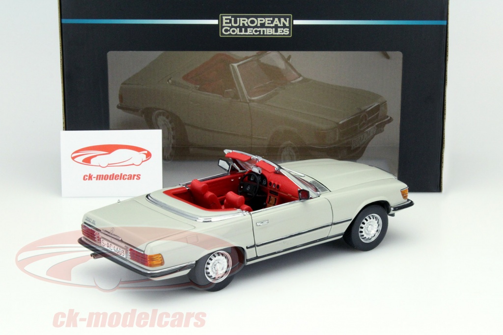 Modellino Sunstar 1:18 Mercedes-Benz 350 SL 1977 Blu Grel - Aperto, 4 Porte, Diecast