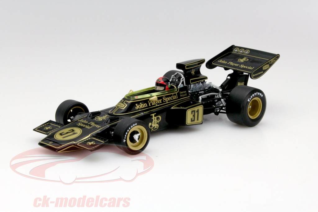 E. Fittipaldi Lotus Typ 72D #31 Wereldkampioen Oostenrijk GP F1 1972 1:18 Quartzo