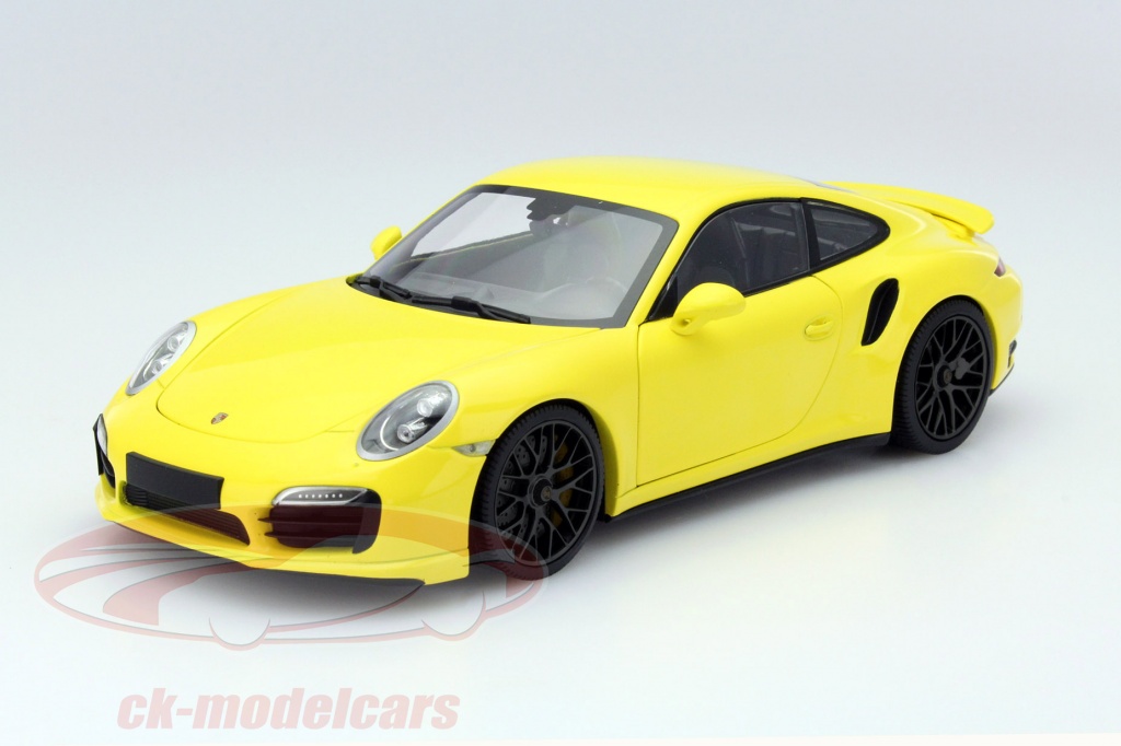 Miniature Porsche 911 Turbo S 1:43 Minichamps - Vert Vipère - Série Limitée 025/200