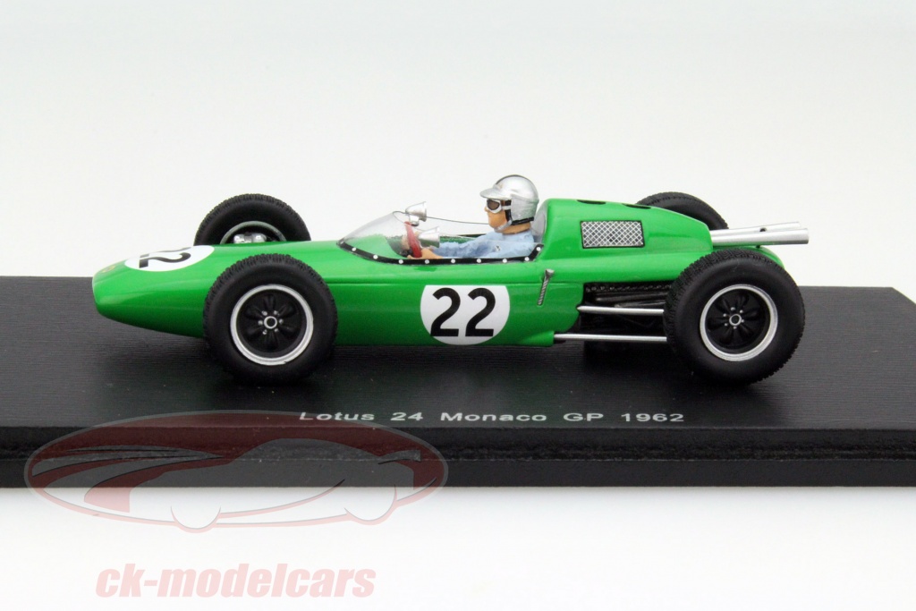 spark 1/43 Lotus 24 Monaco GP 1962 #22 Jack Brabham ロータス J