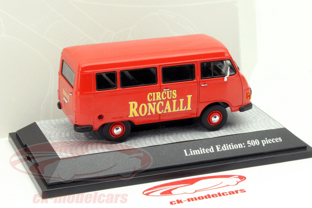 Miniature Dixi-Eillieferwagen Circus Roncalli – PremiumX 1:43 – Occasion