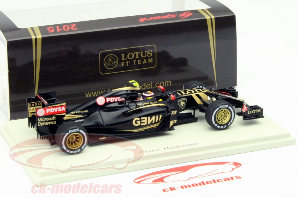 Lotus E23 Romain Grosjean 2015 – Minichamps 1/43 – Miniature F1 Collection