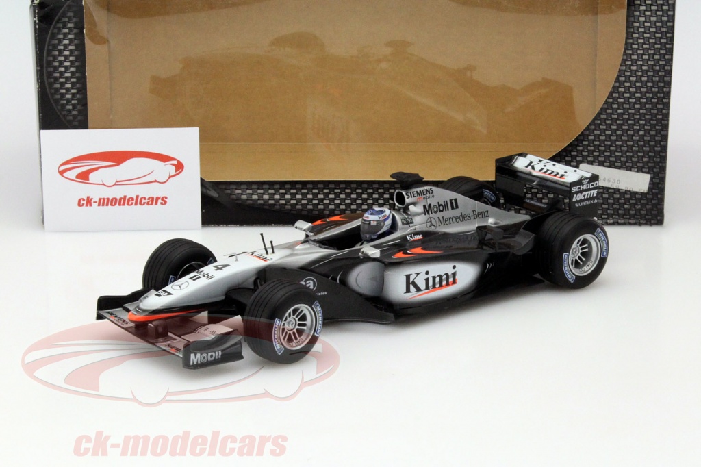 Miniature McLaren MP4-17 Kimi Räikkönen 2002 – échelle 1/18 Minichamps