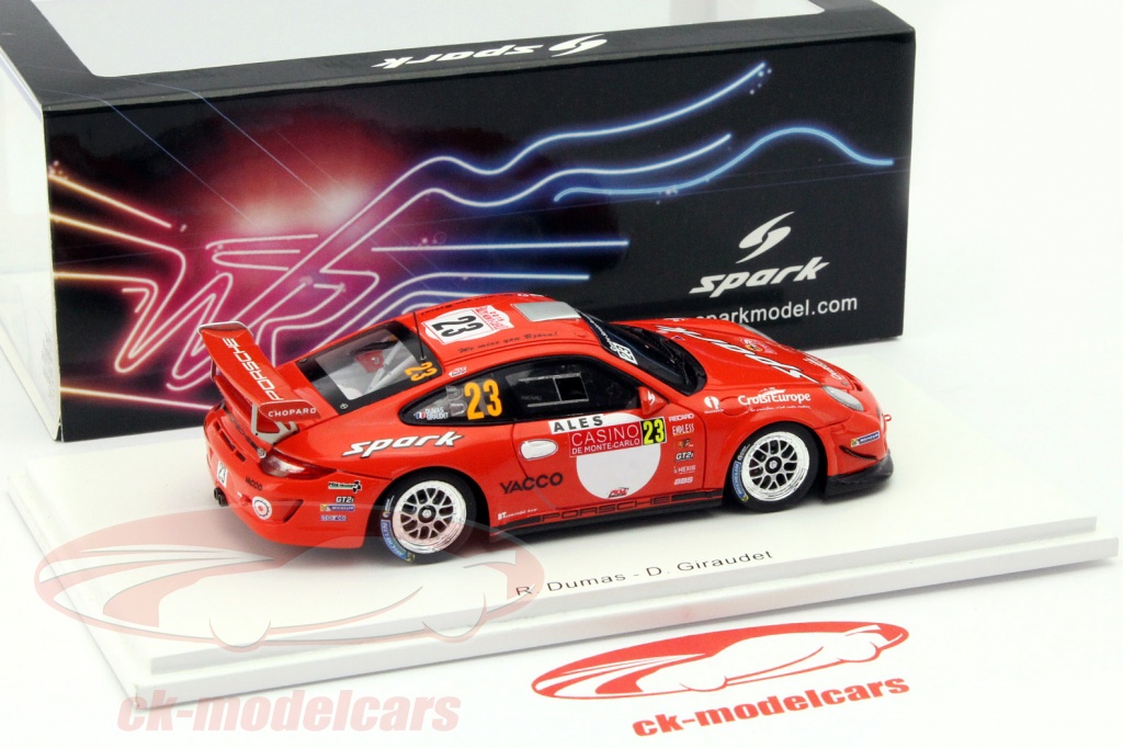 Spark 1:43 Porsche 911 RGT #23 2nd RGT Monte Carlo 2015 Dumas, Giraudet ...