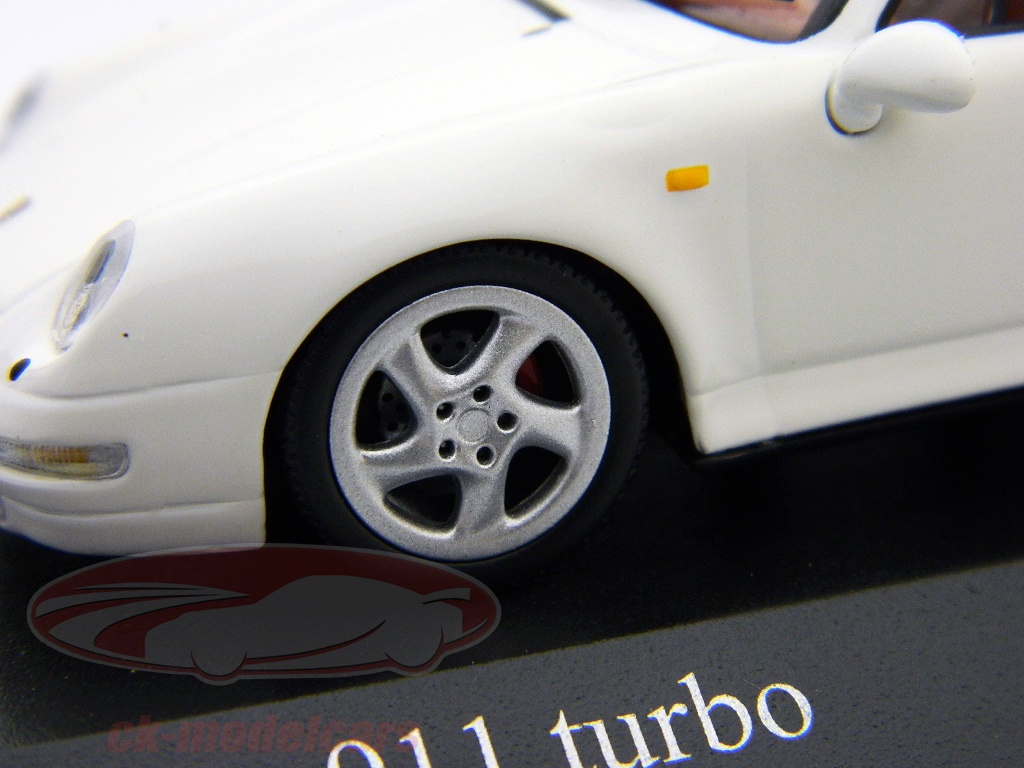 PREMIUM X PORSCHE 911 TURBO 1975 WHITE MARTINI EDITION 1:43