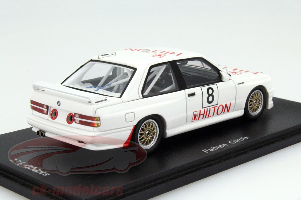 BMW M3 E30 Serie 3 1987 Noire - Miniature 1/18 Minichamps (collection, Boîte Fermée)