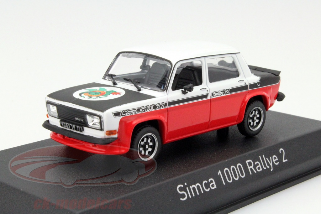 Norev 1:43 Simca 1000 Rallye 2 SRT 1977 571019 modèle voiture 571019 ...
