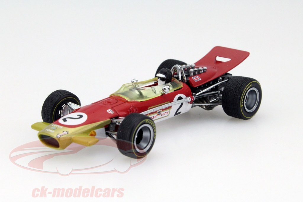 Jackie Oliver Lotus 49b #2 Belgium GP Formula 1 1968 1:43 Quartzo