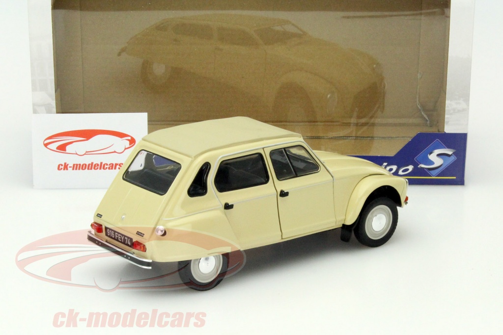 Solido 1/18 Citroën ZX Paris-Dakar Jaune - Boîte Spéciale Solido - Mt B10