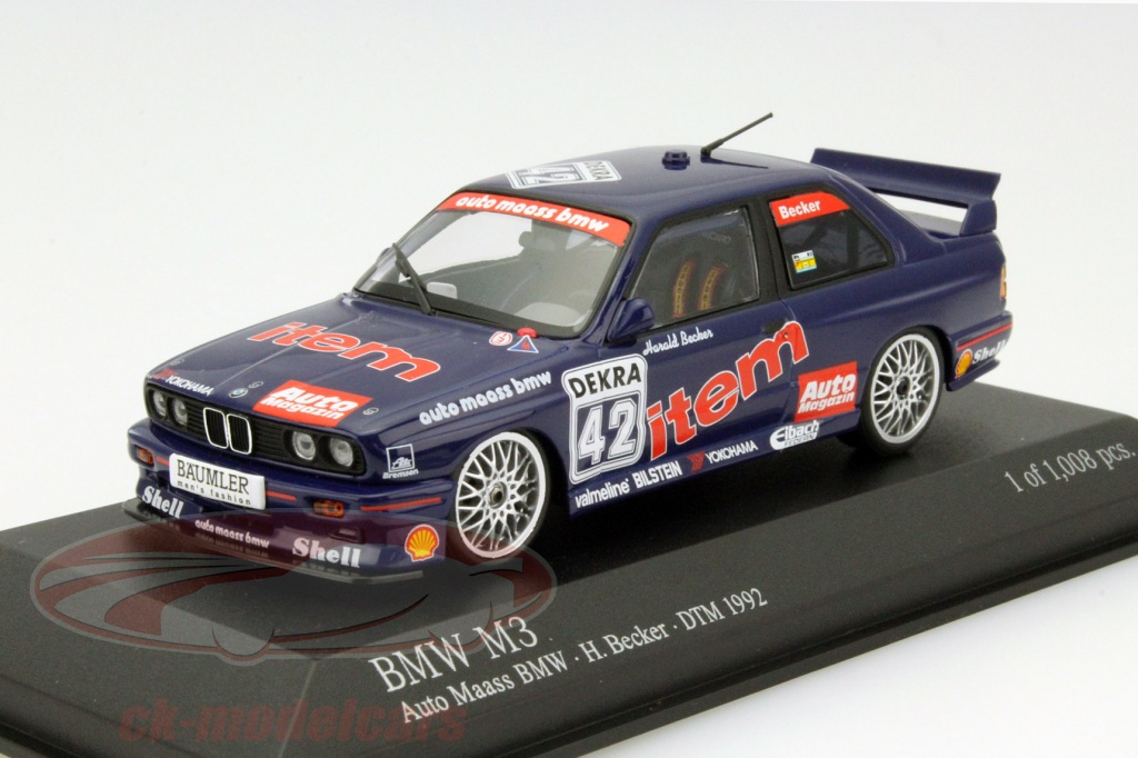 BMW M3 E30 DTM 1992 Auto Maass ミニカー PMA BMW M3 E30 DTM 1992 Auto Maass ミニカー PMA