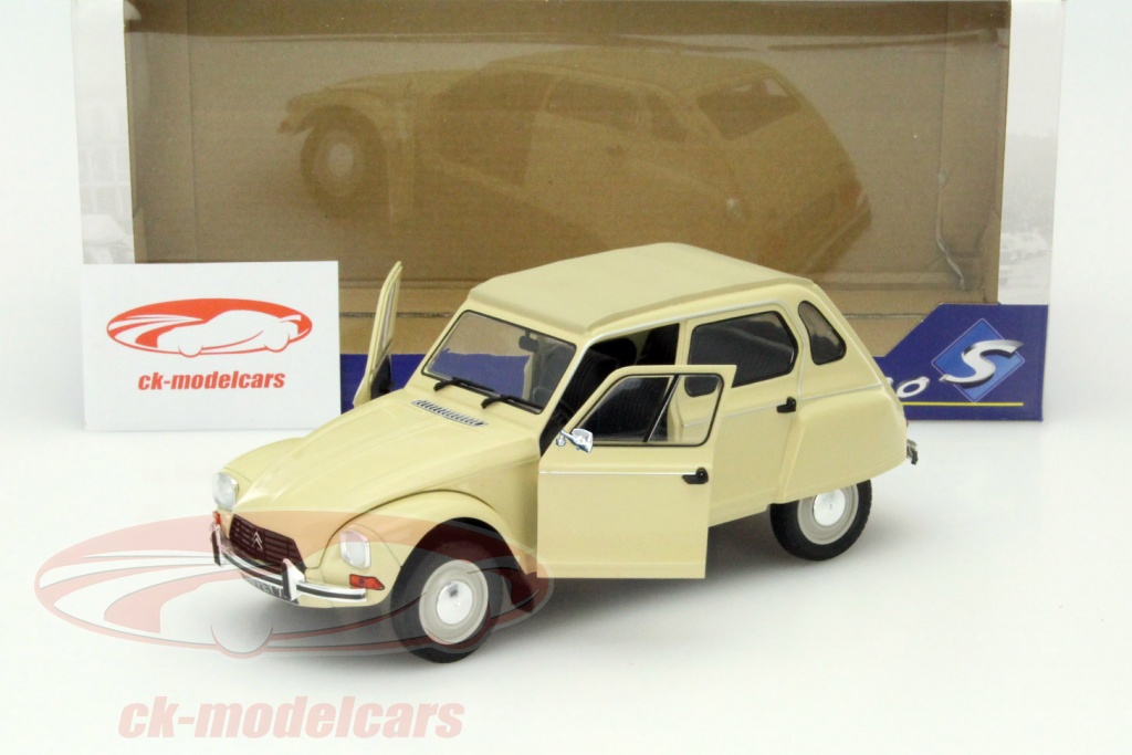 Modellino Auto In Scala 1:18 Citroen Dyane 6 Verde – Die-cast, Con Apertura Porte E Ruote Direzionabili