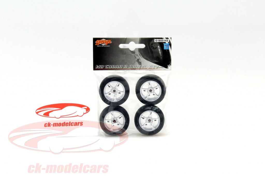 GMP 1:18 Set Ruote E Pneumatici 7 Razze 18978 - Per Mustang LX, Edizione Limitata 2022