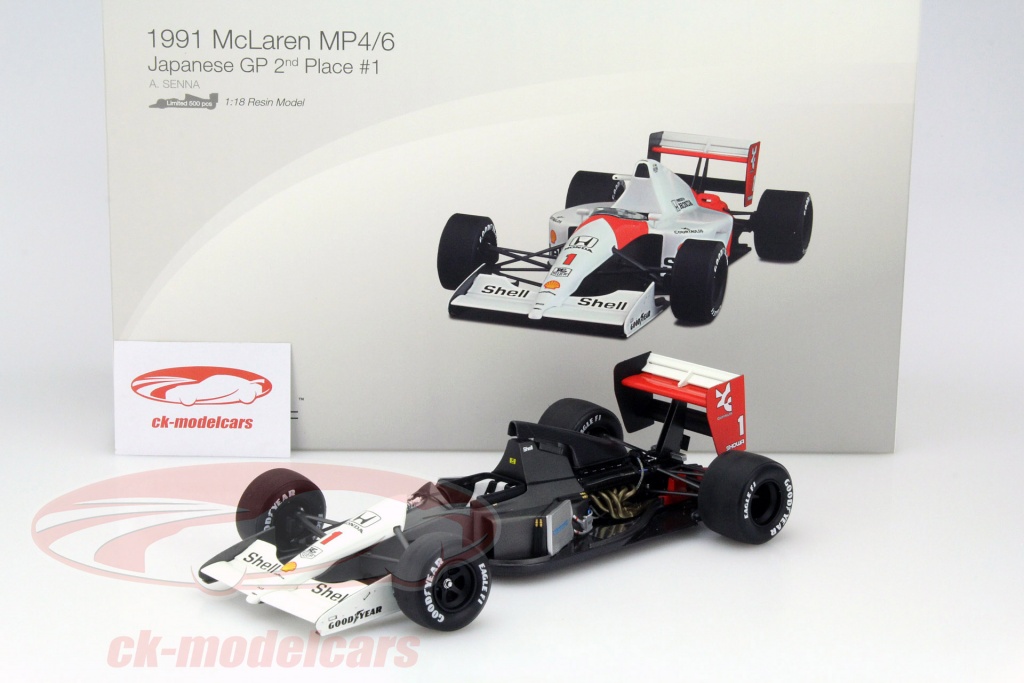 McLaren Honda MP4/6 1 Ayrton Senna F1 Winner Brésil 1991 GP Replicas Gp43 047a McLaren Honda MP4/6 1 Ayrton Senna F1 Winner Brésil 1991 GP Replicas Gp43 047a