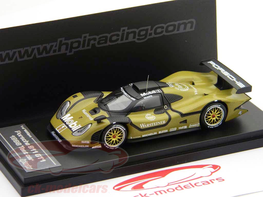 HPI 1:43 Porsche 911 (996) GT1 Testcar #1 FIA GT 1998 8081 Modellauto ...