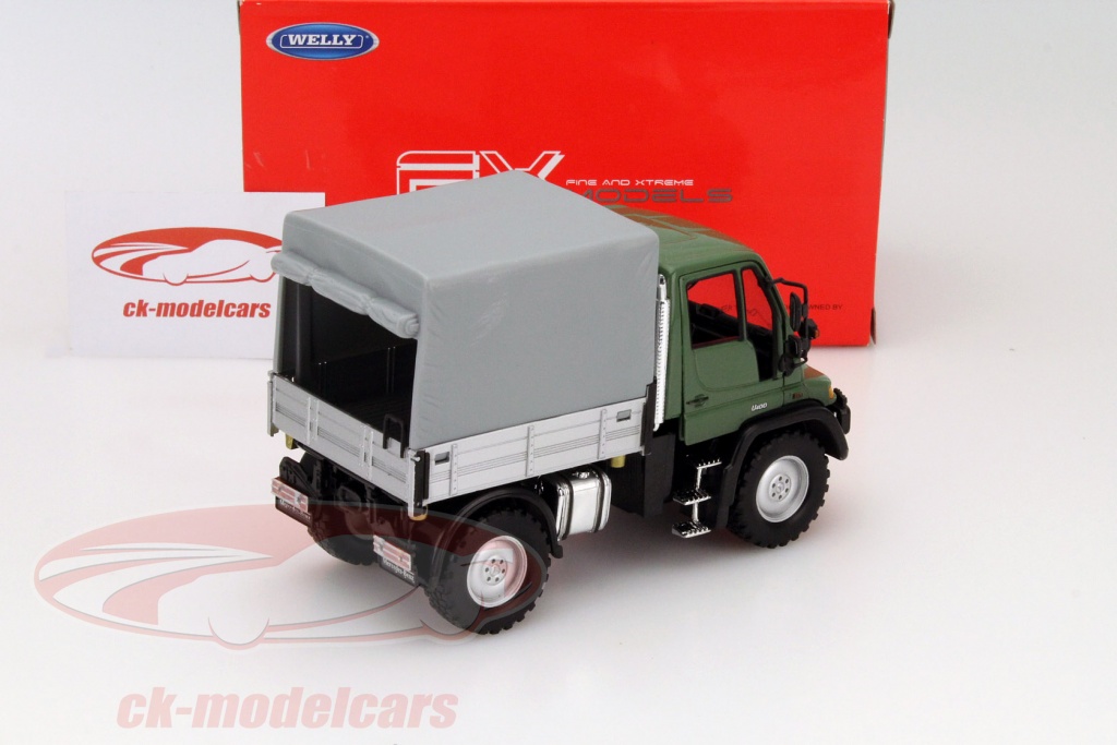 Mercedes-Benz Unimog U400 Arancione – Modello In Scala 1:32 Welly, Diecast, Comunale