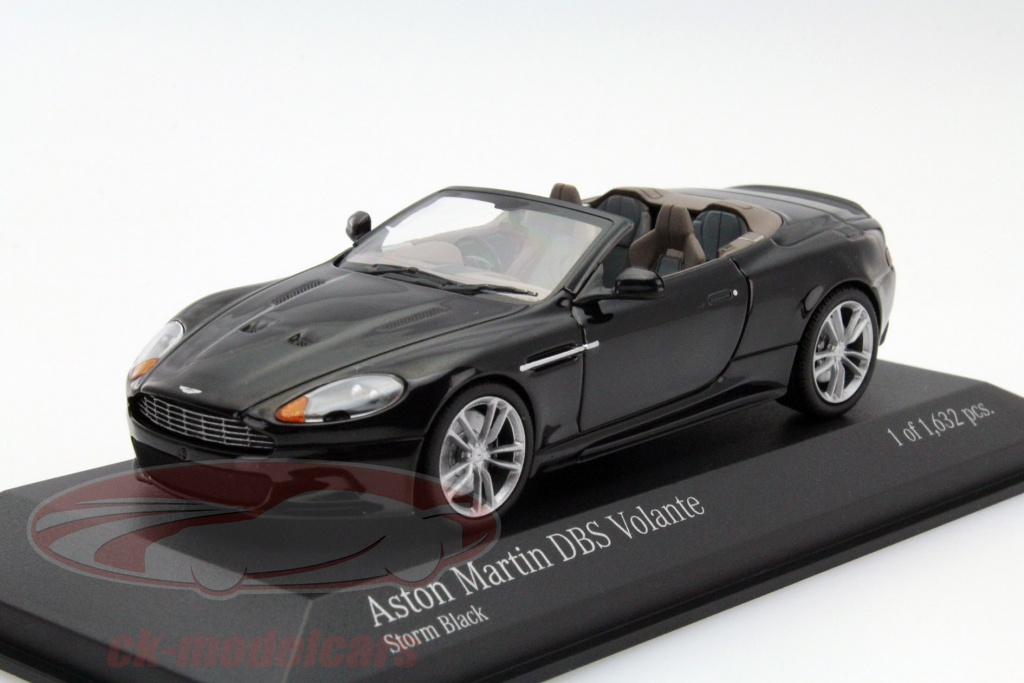 1/43 2010 Aston Martin DBS Volante 黒
