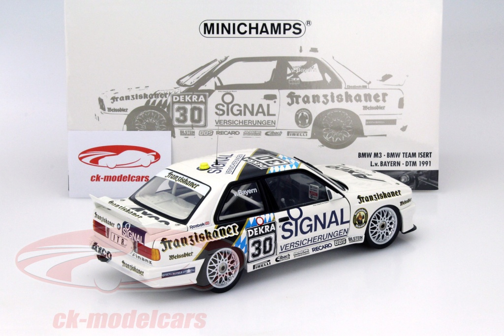 SPARK-MODEL 100SPA12 BMW M3 (E30) #43 Spa 1992 Khan-Van De Poele-Kimoto 1/43