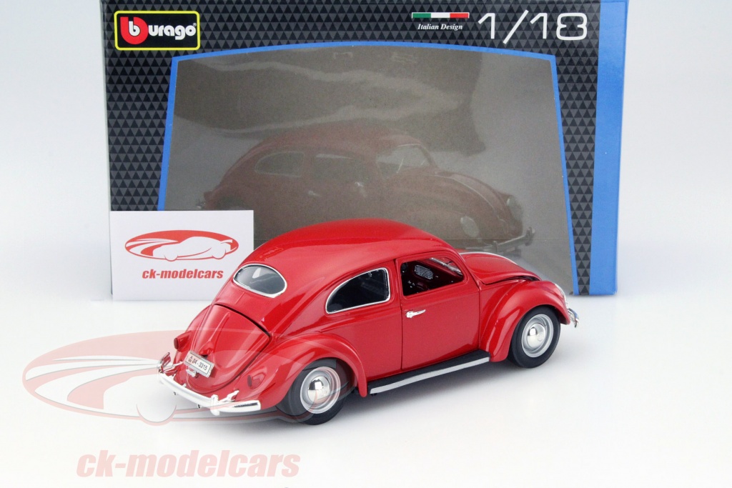 Metal model Bburago 1:18 Volkswagen Käfer-Beetle 1955 blue